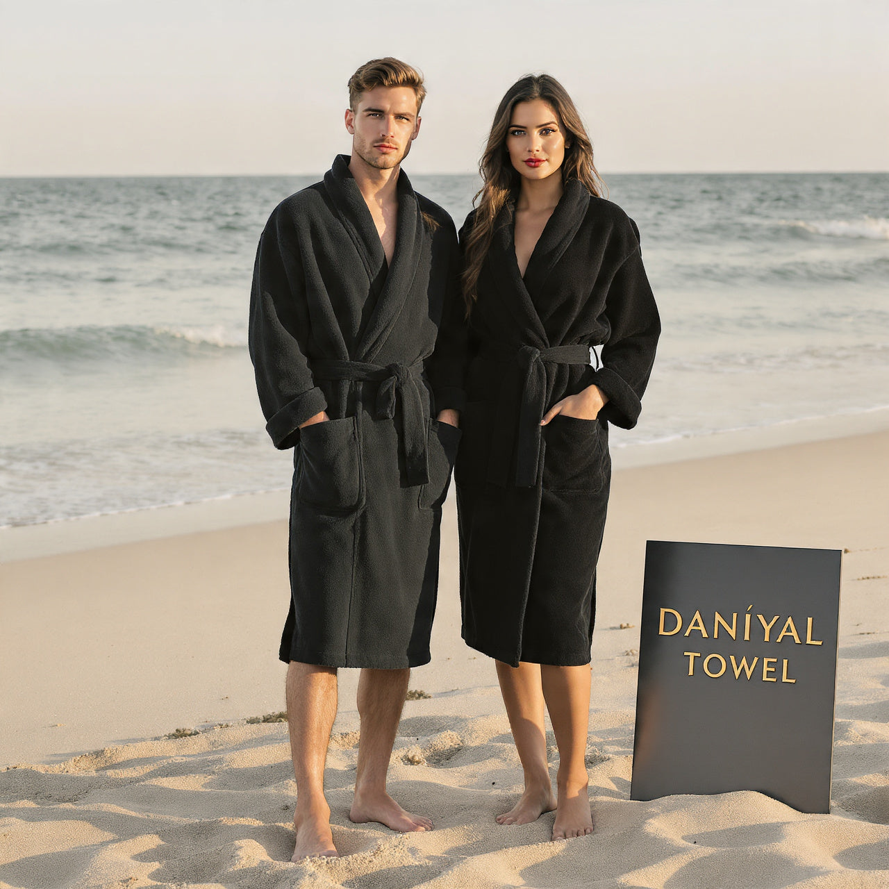 "Export Quality 100% Cotton Bath Robe – 5-Star Hotel | Luxury robe | Home use"