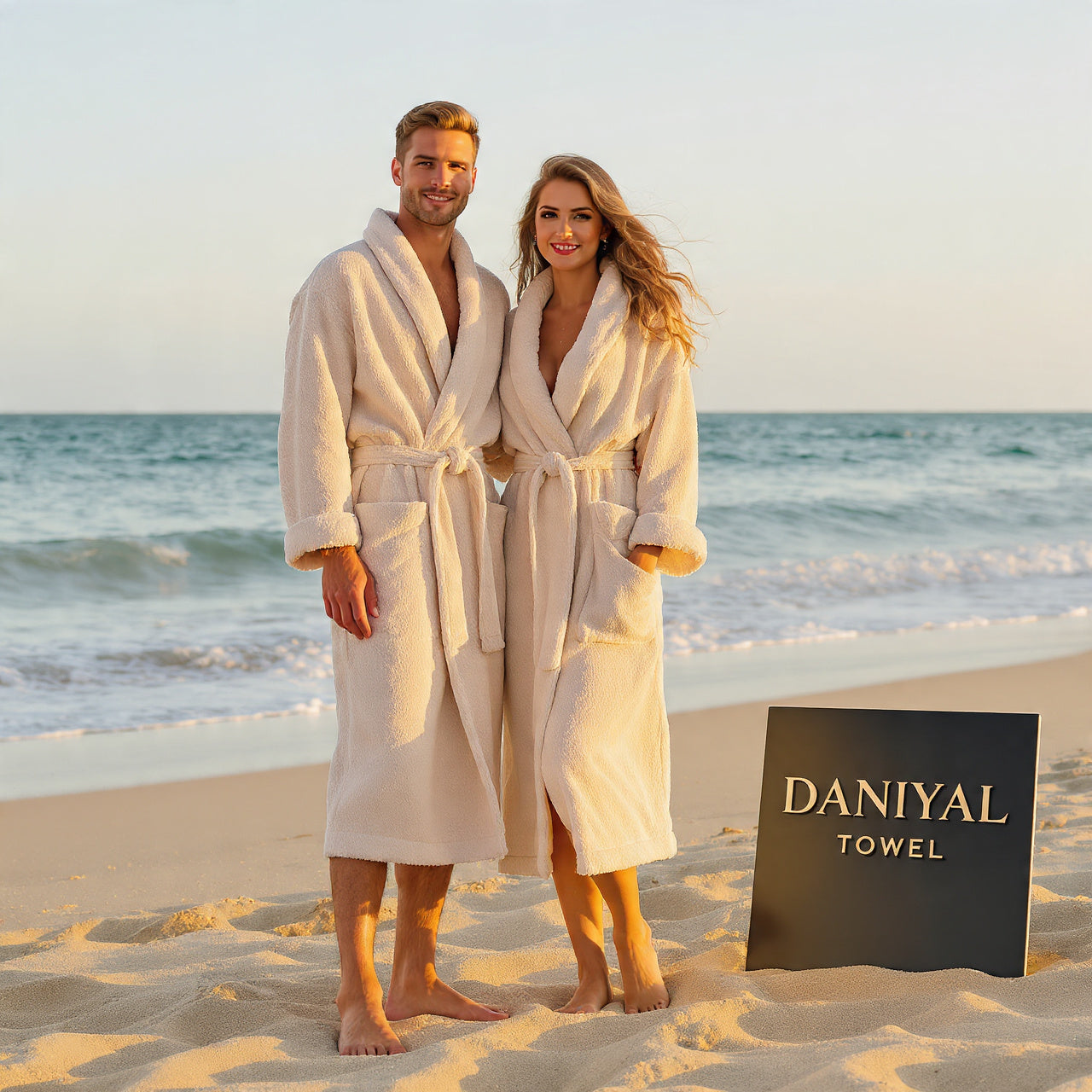 "Export Quality 100% Cotton Bath Robe – 5-Star Hotel | Luxury robe | Home use"